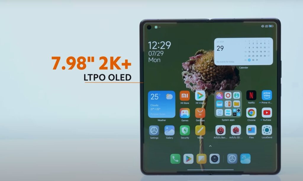 Xiaomi mix fold 4 specs