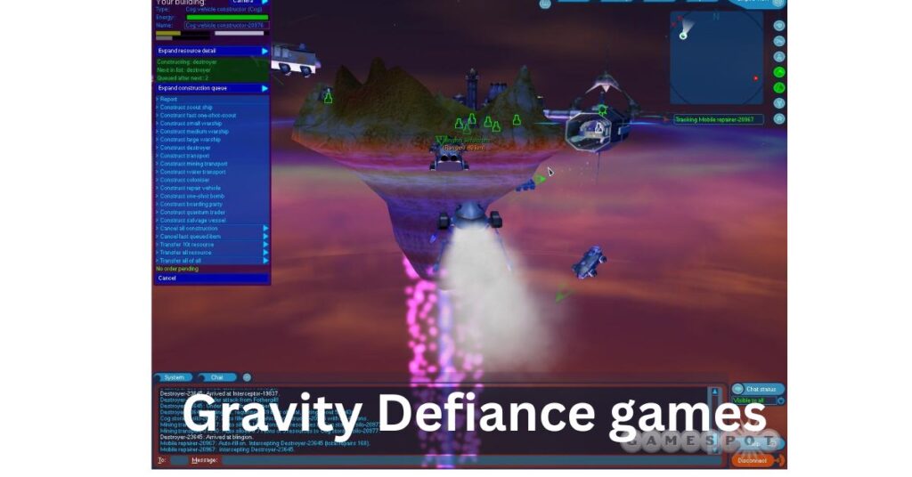 Gravity Defiance games