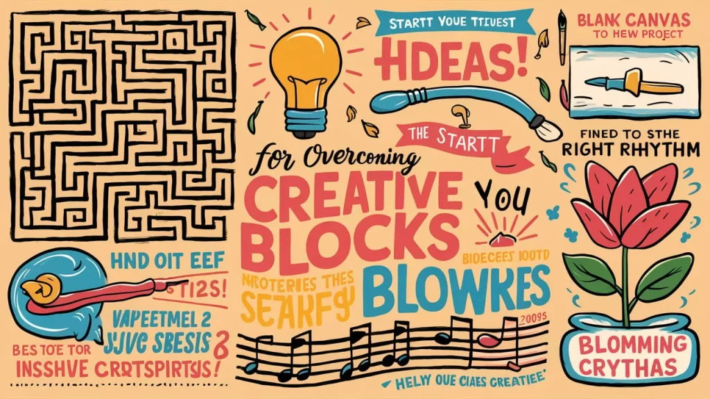 Strategies for overcoming creative blocks and staying inspired